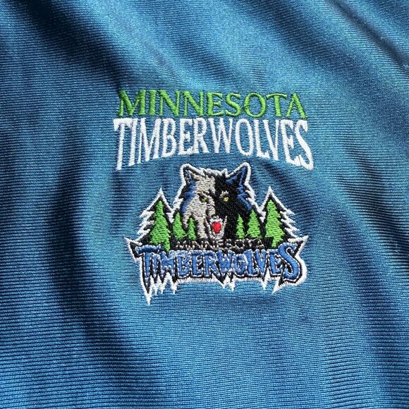 VINTAGE IRON KNIGHT ATHLETICS MINNESOTA TIMBERWOLVES BASKETBALL JERSEY MEIDUM - Picture 2 of 6